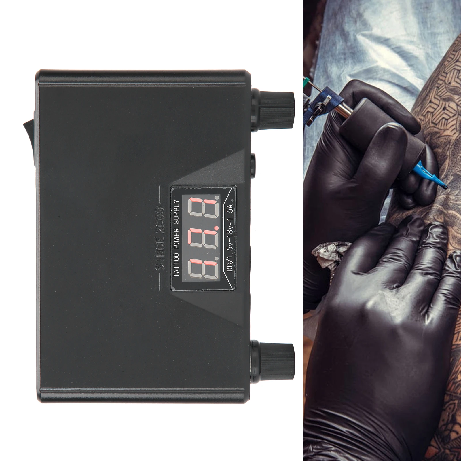 Блок питания для татуировок с 3 отверстиями цифровой мини-блок двойным