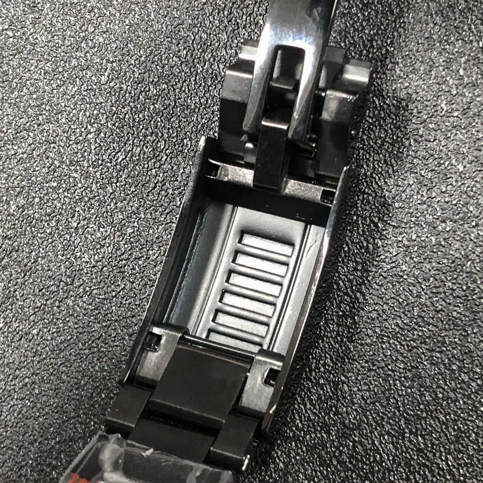 40mm Watch Case PVD Black  Fine Steel Case Sapphire Glass Suitable for NH35 NH36 Movement