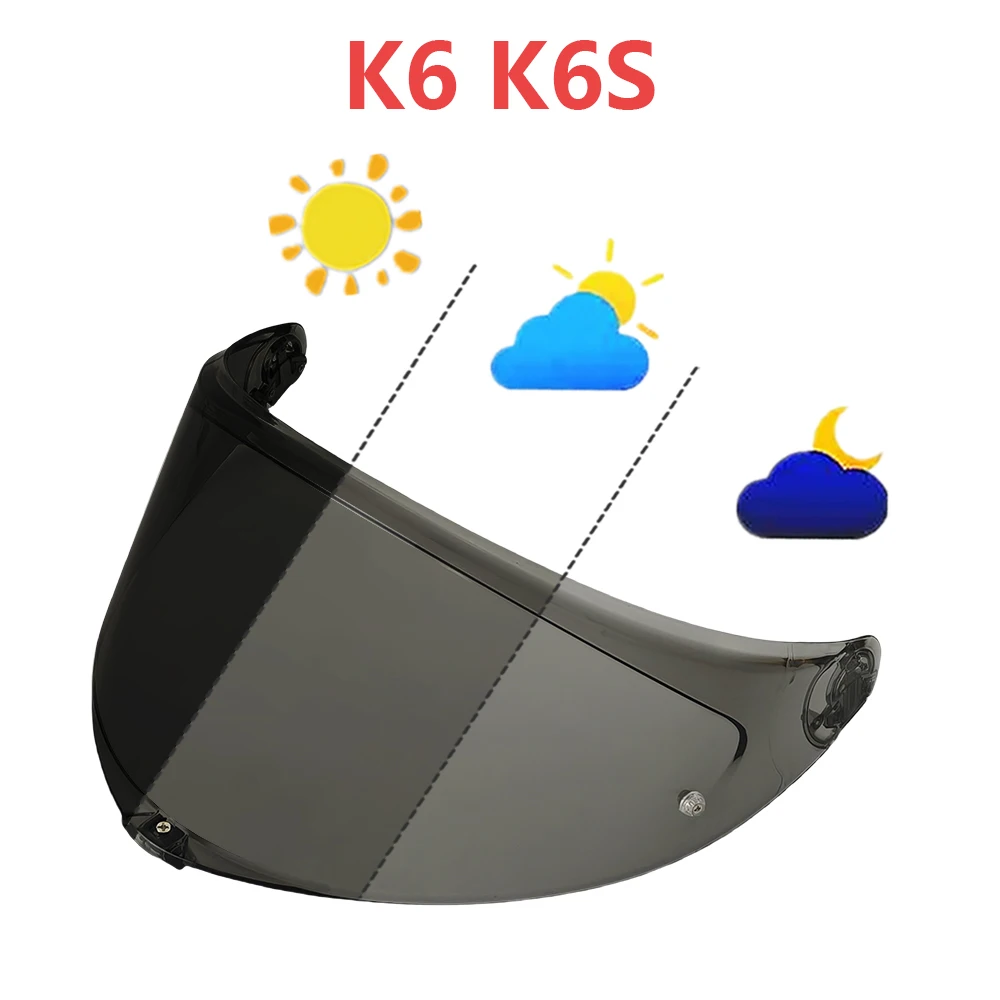 

Замена щитков для мотоциклетного шлема для AGV K6 K6S, козырек для шлема, лобовое стекло, UV Protevtion Viseira Capacete Cascos, аксессуары