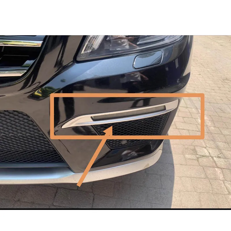 Подходит для Mercedes Benz AMG W166 ML63 / GLE 63 2012-2015 передний бампер противотуманная задняя
