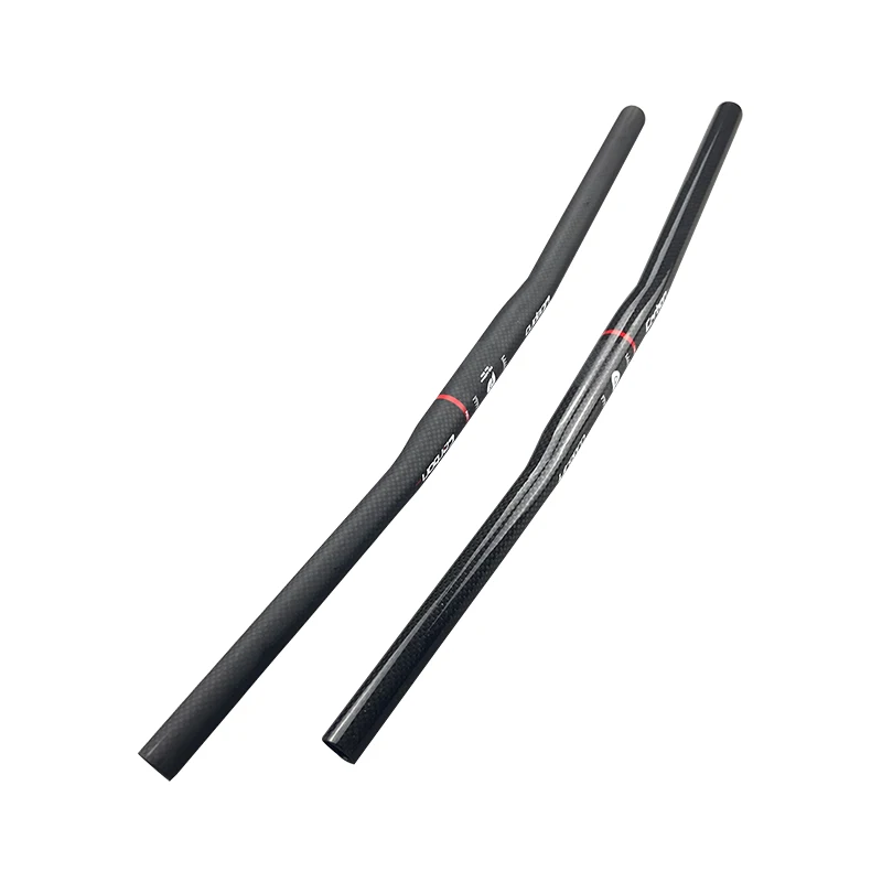 sisi Folding rowerowa prosta kierownica 25.4x580mm Ultralekka z włókna węglowego pozioma 3k matte/3k glossy