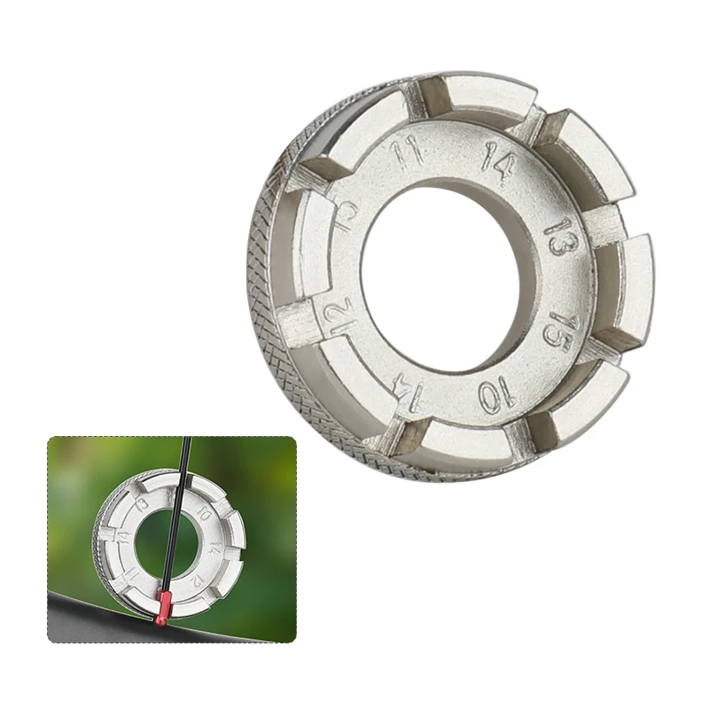 

Bicycle Spoke Nipple Wrench Heat Treated Nickel-plated Wheelset Spanner Rim Truing Adjuster Repair Service Tool Key