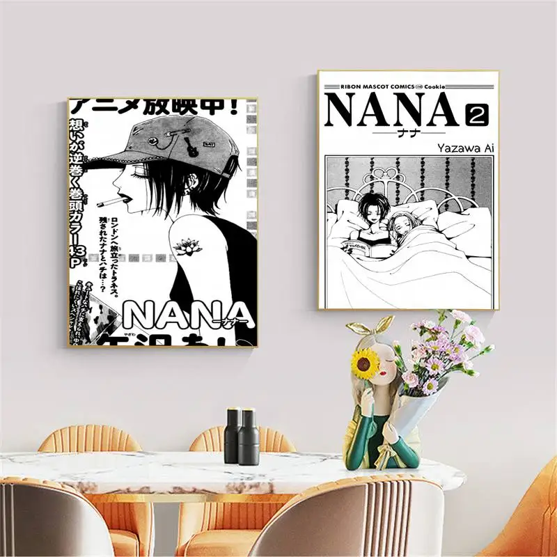 

Babaite Anime NANA Good Quality Prints And Posters Kraft Paper Sticker DIY Room Bar Cafe Kawaii Room Decor