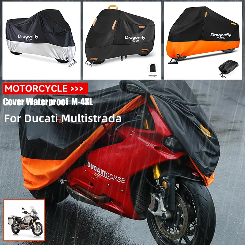 Водонепроницаемый чехол для мотоцикла Dragonfly Ducati Multistrada 950 1100 1260 1200 S Sport Grand Tour