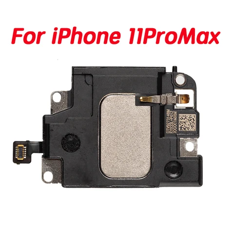 Замена громкого динамика для iPhone 11 12 Pro Max, нижний громкоговоритель, зуммер, звонок, антенна в сборе, запасные части