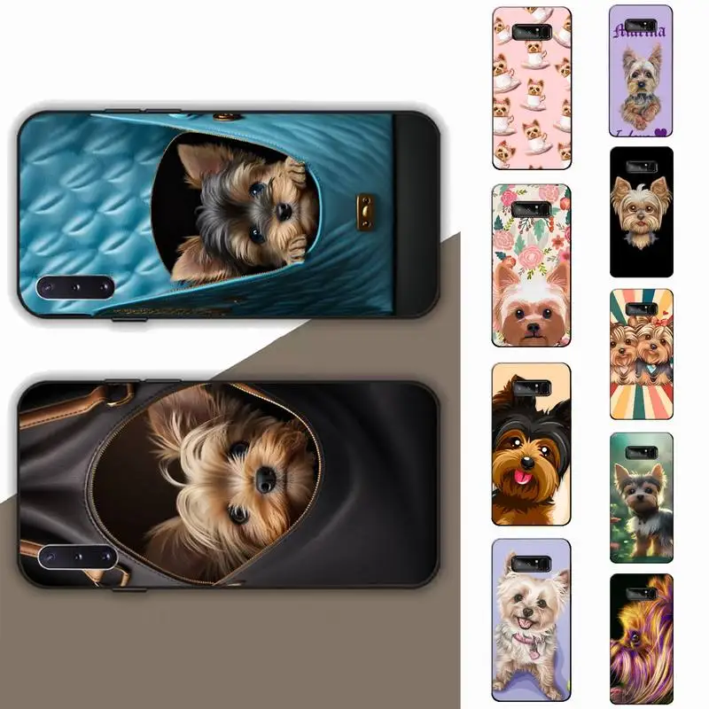

Yorkshire Terrier Dog Phone Case For Samsung Note 8 9 10 20 pro plus lite M 10 11 20 30 21 31 51 A 21 22 42 02 03