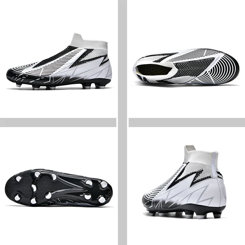 Football Boots Without Laces Professional Soccer Shoes Men Breathable Soccer Cleats Anti Slip Outdoor Training Hot Sale 2023 New
