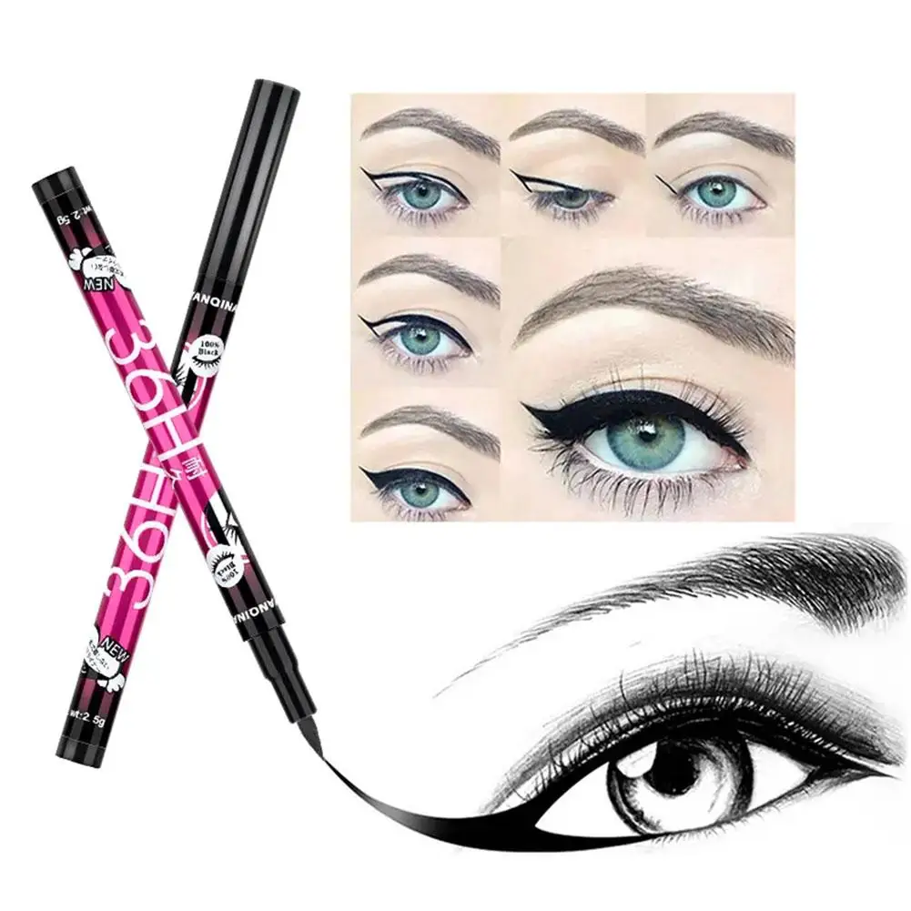 

1pcs Liquid Eyeliner Pen Waterproof Sweat Proof Mild Not Non Eye Irritating Smudge To Cosmetics Easy Y7F8