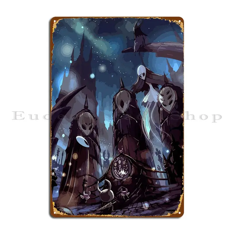 

Hollow Knight Metal Plaque Poster Mural Design Design Designs Plaques Tin Sign Poster