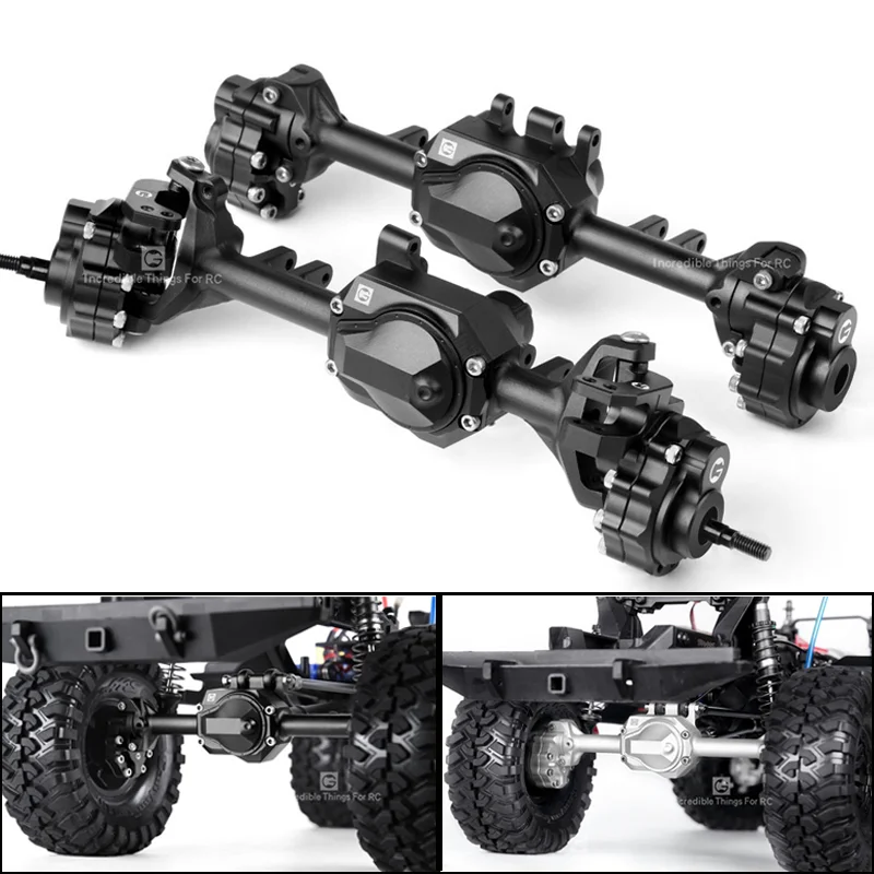 

GRC 2pcs G2 Wilderness Metal Axle CNC Ackerman Steering for 1/10 RC Crawler Car Traxxas TRX4 Defender Diy Parts