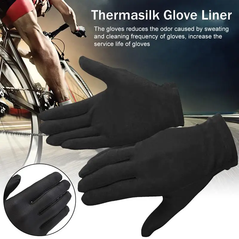 

Glove Liner Quick Drying Riding In Summer Thin Gloves Bike Motorcycle Soft Sport Gloves Driving Cycling Party Gloves Size Use