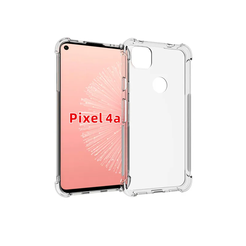 For Google Pixel 4 4G Airbag Shockproof Case Transparent Imp