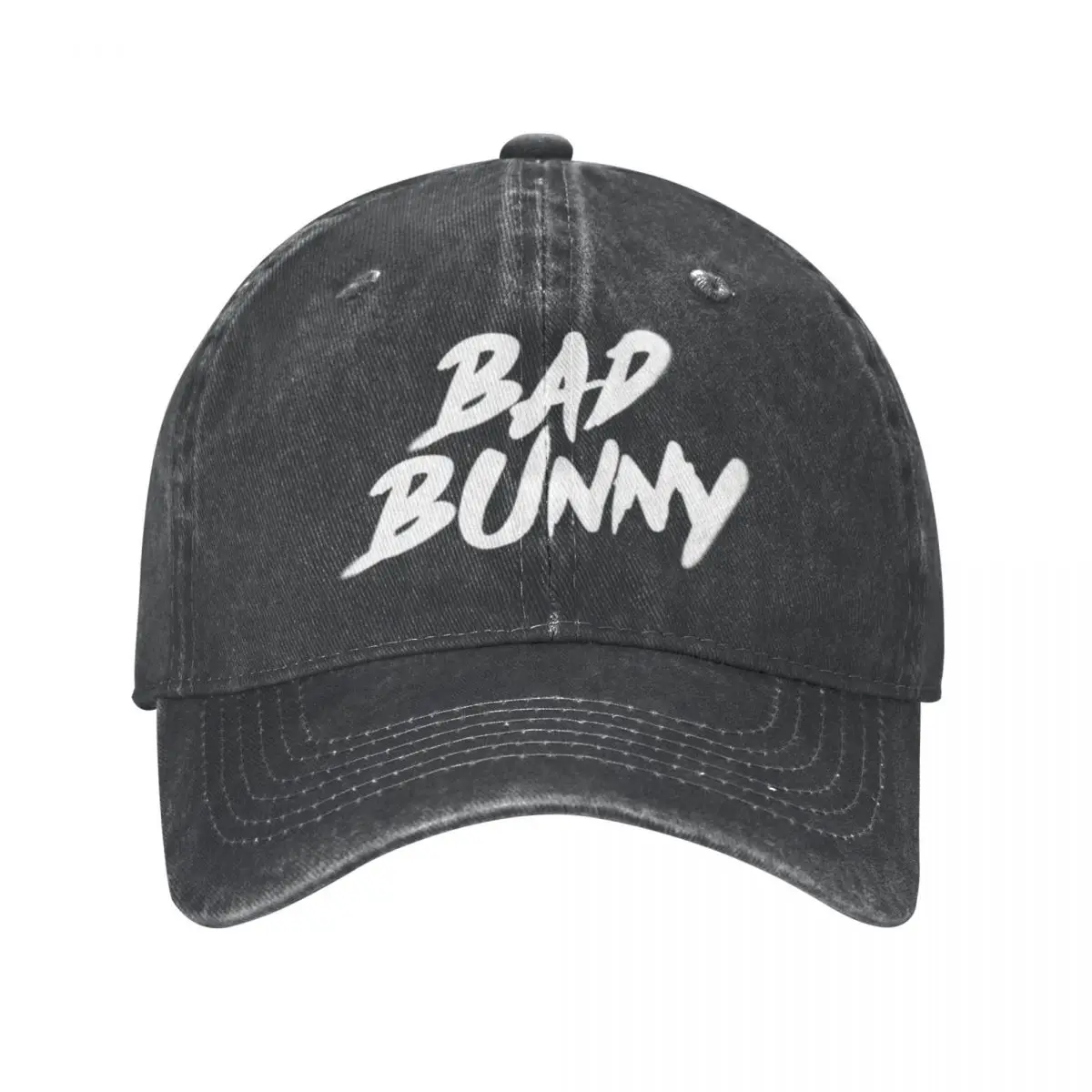 

2022 New Hip Hop Denim Reggae Bad Bunny Baseball Cap Homme Summer Adjustable Hat Casquette