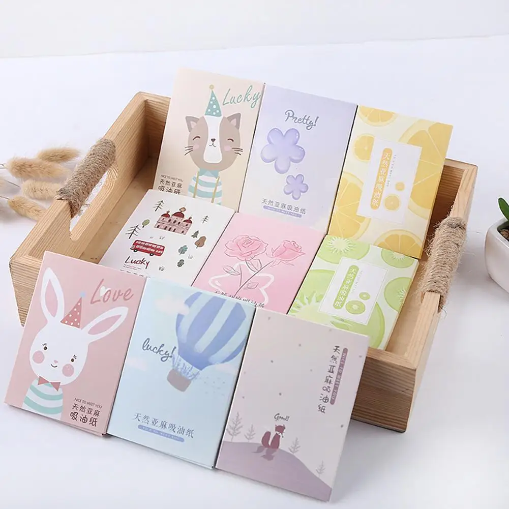 

315new Brand 100sheets/pack Tissue Papers Makeup Cleansing Oil Tool Paper Absorbing Absorb Cleanser Blotting Face Face E3i3