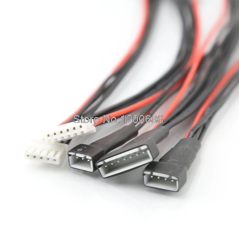 Купи 5P 20CM 22AWG Silicone Wire 2S 6S RC Lipo Battery Balance Charging cable wire harness XH 2.54 XH2.54 за 1,116 рублей в магазине AliExpress