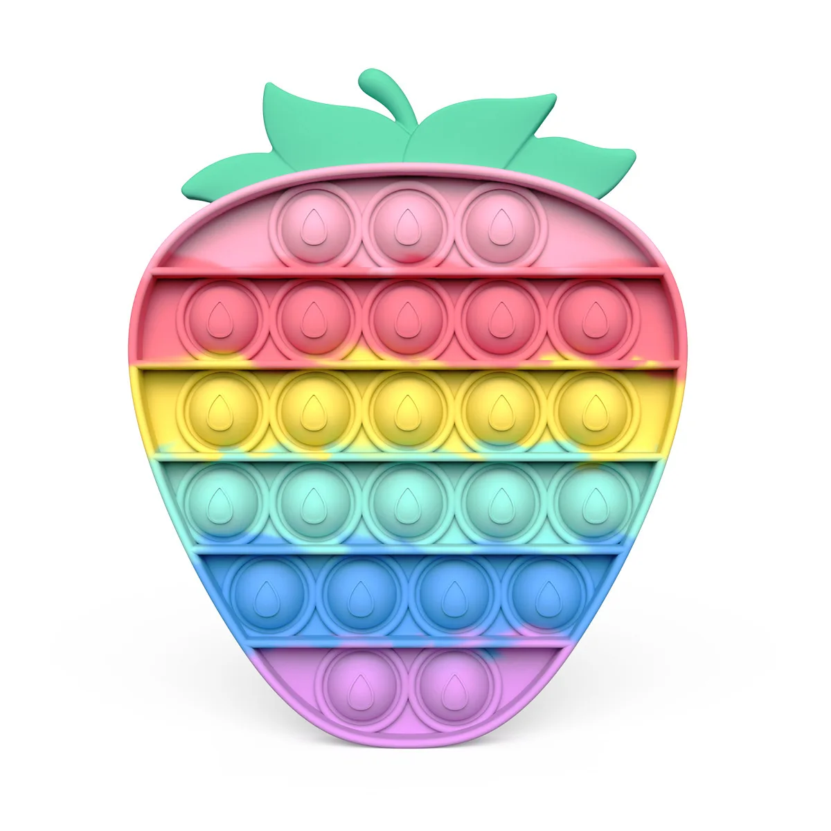Fidget Reliever Toys Macarone Rainbow Decompression Desktop Toy Children enlarge