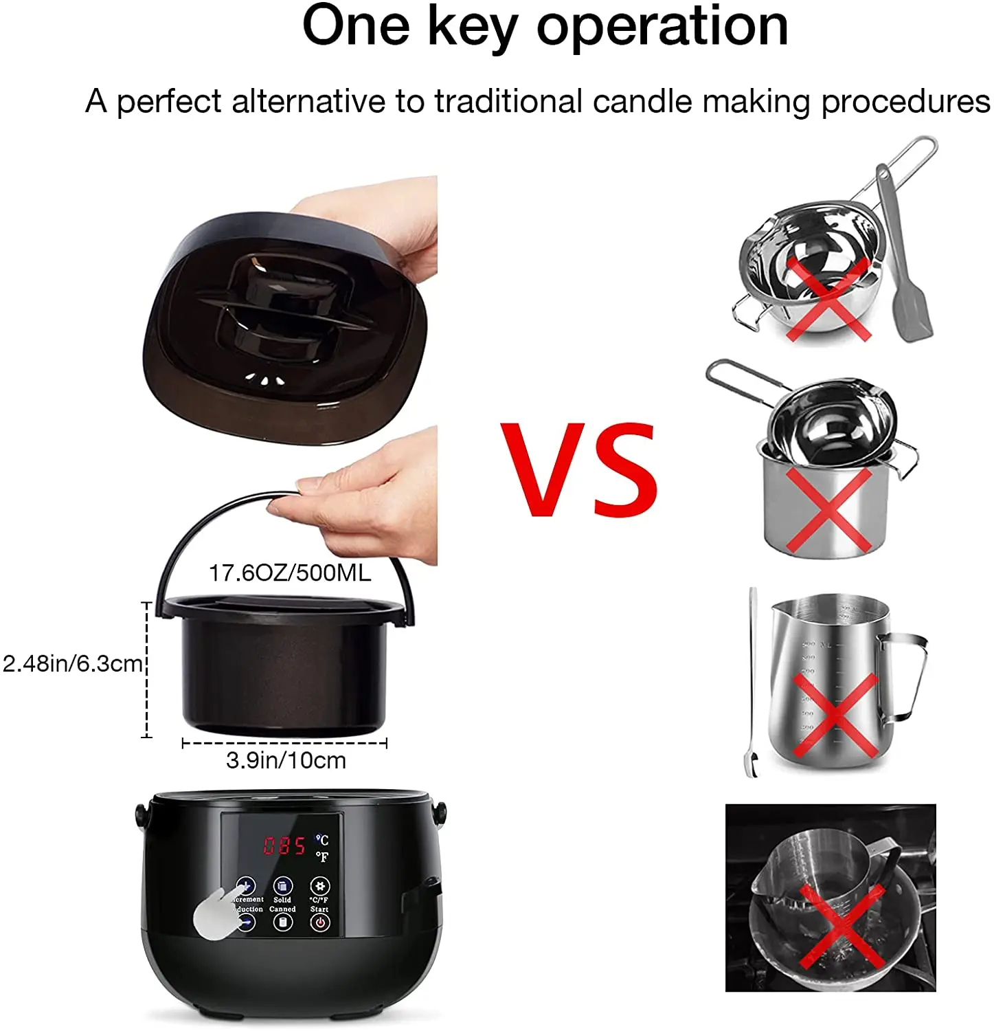 Набор для изготовления свечей товары самостоятельного пчелиного воска