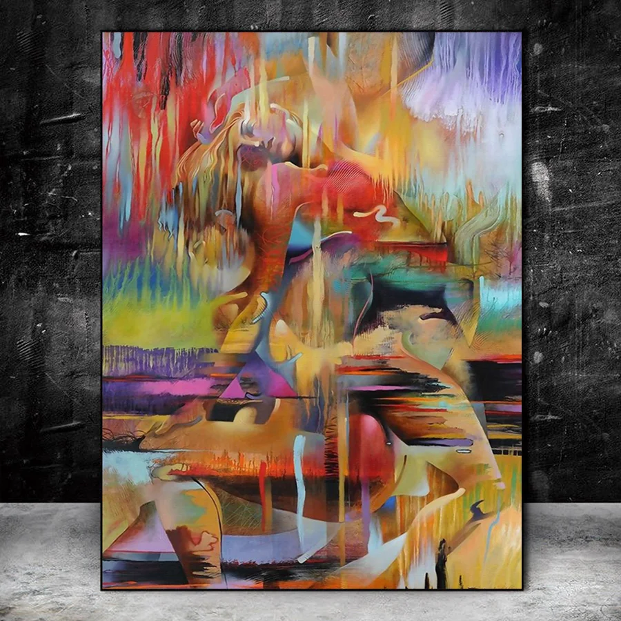

Abstract Watercolor Lady 5D Diy Diamond Embroidery Women Diamond Painting Full Square Drill Mosaic Girl Lovers Cuddling Together