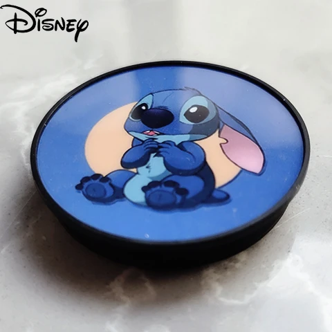 

Disney cute cartoon hand brown bear stand desktop lazy custom airbag telescopic live paste type