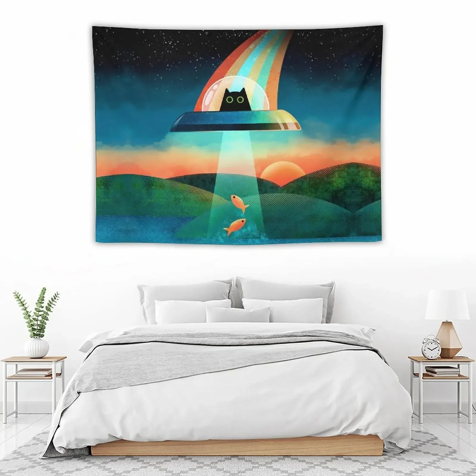 The Purrfect &quotинопланетянин&quot на стене Настенный декор подвесной декоративный