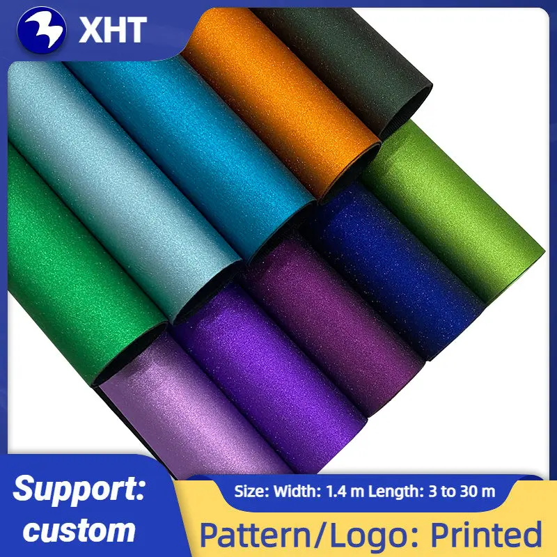 

Matte Solid Color Sparkle Shiny faux frosted glitter leather sheets felt backing for Making Shoe Upper Bag Clothing Handcraft