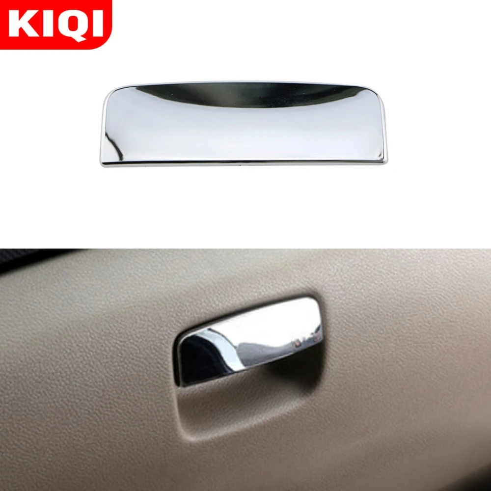 

ABS Chrome Car Interior Glove Box Door Handle Decoration Trim Glovebox Cover Sticker for Hyundai Verna Solaris Accessories
