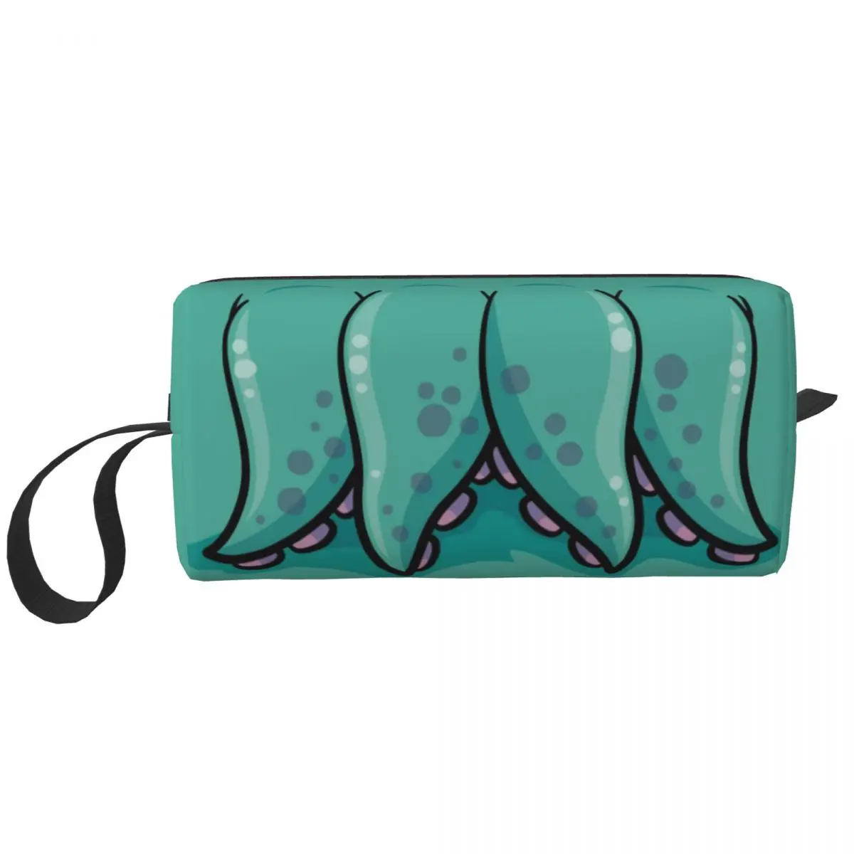 

Kawaii Funny Cthulhu Monster Tentacle Travel Toiletry Bag for Women Cosmetic Makeup Bag Beauty Storage Dopp Kit