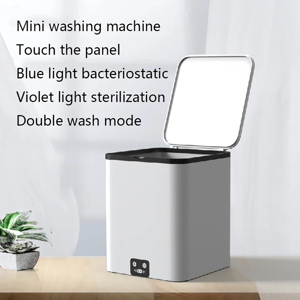

Портативная ультразвуковая Антибактериальная стиральная мини-машина для одежды, л, USB, нижнее белье, носки, маленькая дорожная бытовая техн...