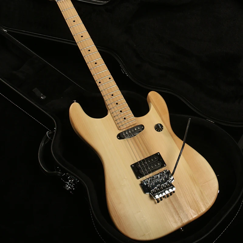 

New High Quality 6 Strings Electric Guitar Charvel Unfinished Basswood Body Maple Neck And Fingerboard Bridge Guitars