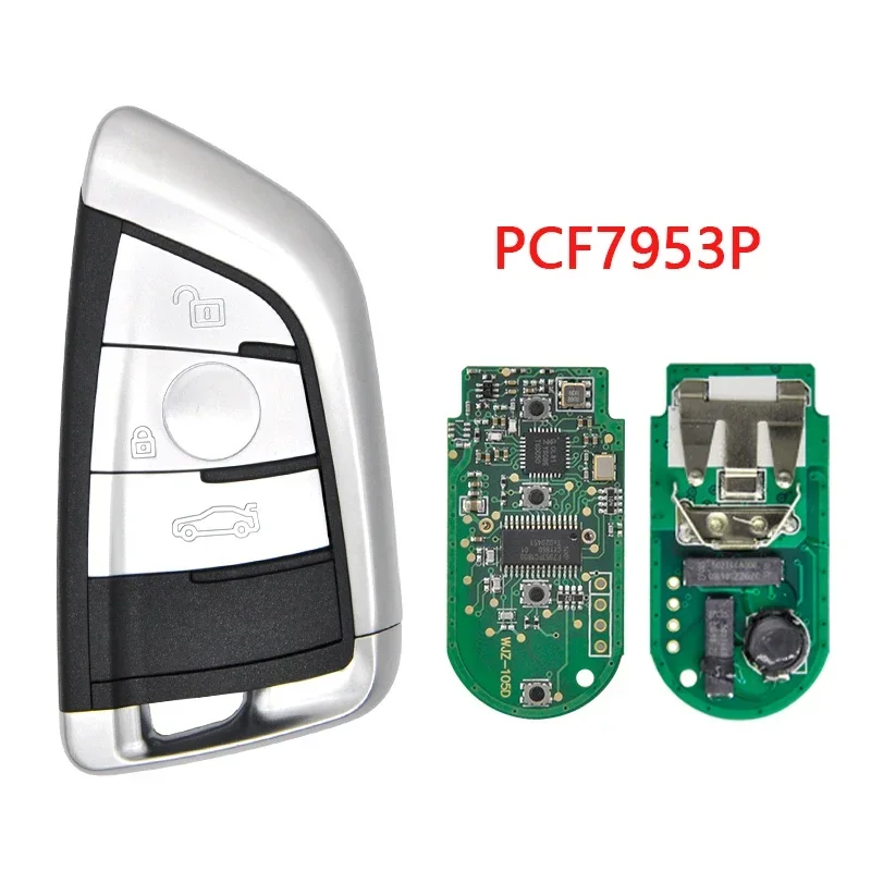 

Автомобильный ключ HE Xiang с дистанционным управлением для BMW F 5 7 X5 X6 2014 2015 2016 CAS4 CAS4 + FEM 315/434/868 МГц ID49 PCF7945 7953 бесключевой доступ