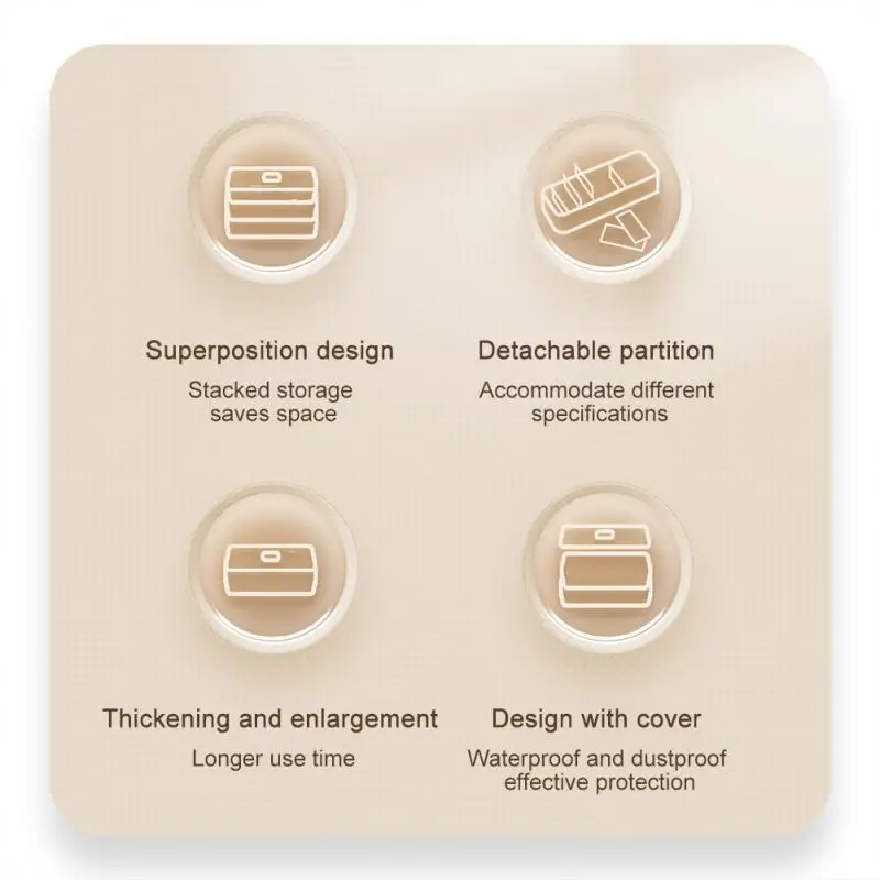 

Ящик для классификации зарядного устройства, Настольный ящик для хранения, 1 шт., изысканный Настольный ящик для перегородки, компактный кро...