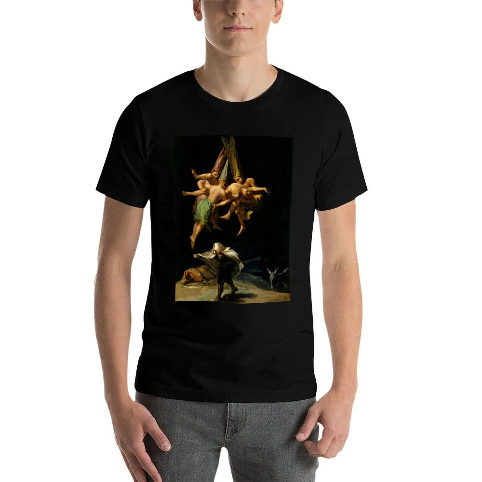 Полет ведьм Francisco Goya (испанский: Vuelo de Brujas также известный как футболка Witches in Flight or