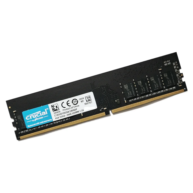 

Crucial DDR4 4GB 8GB 16GB ram 2133MHz 2400MHz 2666MHZ PC 17000 19200 21300 DIMM 1.2V Desktop ddr4 RAM