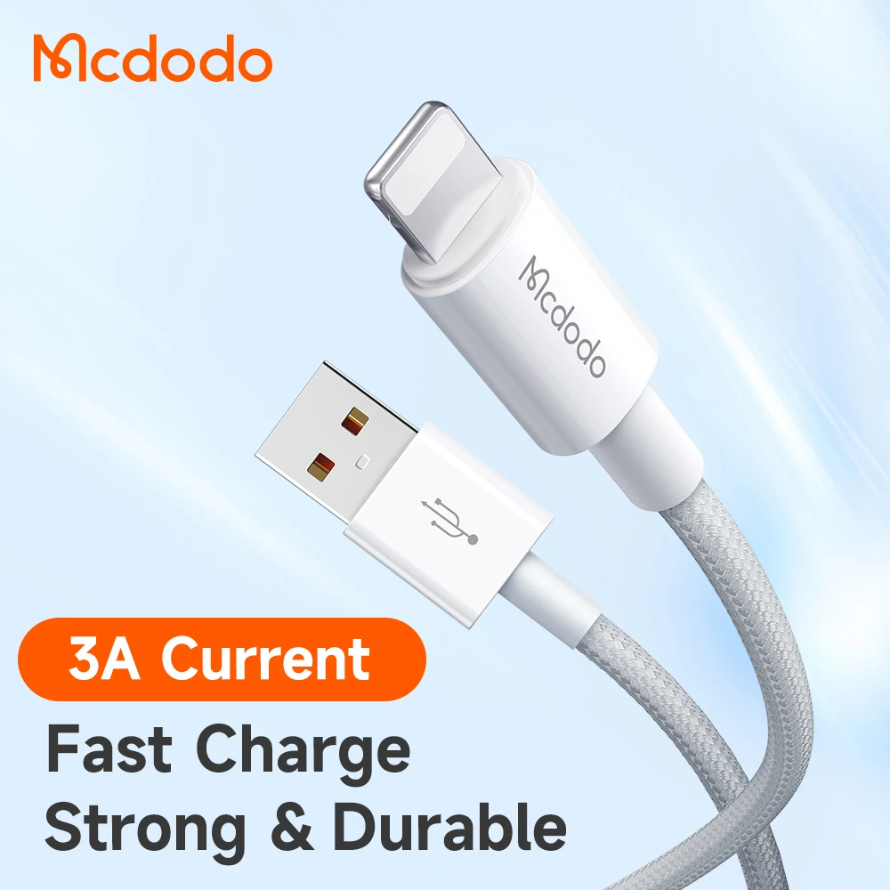 

Mcdodo USB To Lightning 3A Fast Charging Data Cable For iPhone 14 13 Pro Max 12 11 Xr 8 7 6S CA-275