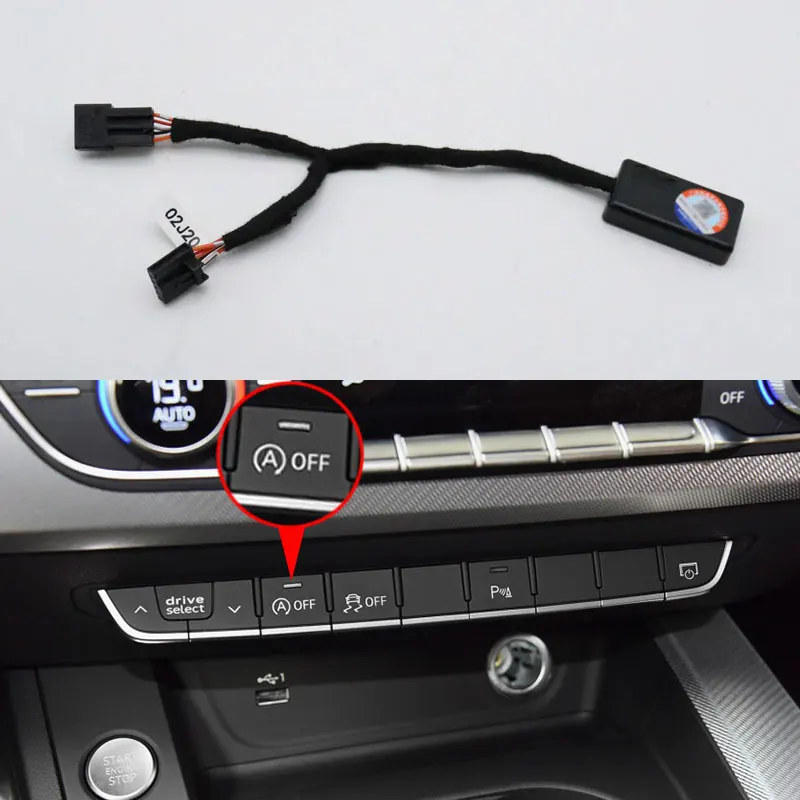 

For Audi A5 F5 2015 2016 2017 2018 2019 2020 Car Automatic Stop Start System Off Closer Canceller Device Control Plug Cable