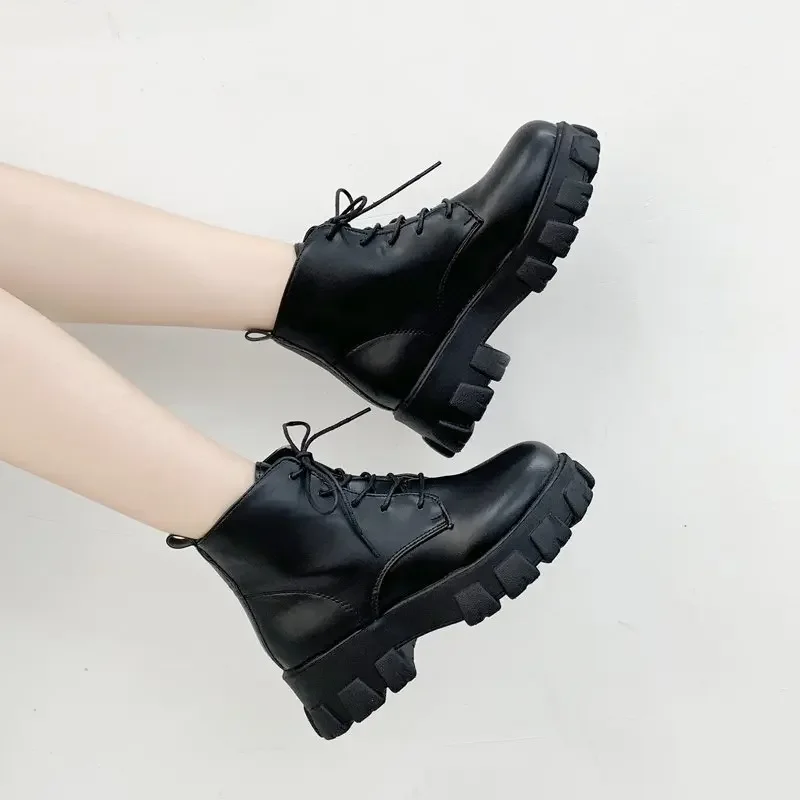 

New Women's Boots Korean Version Mid-Calf Booties Women Fashion Boots Women Solid Round Toe Boot Botas Femininas Tendencia 2023
