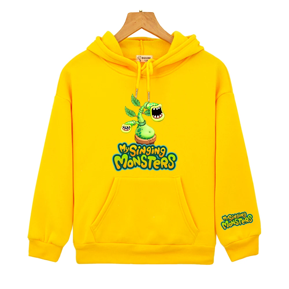 

Hot Game My Singing Monsters Print Hoodies Casual Long Sleeve Children Sweatshirts Kawaii Cartoon Graphic Boys/Girls Pullovers