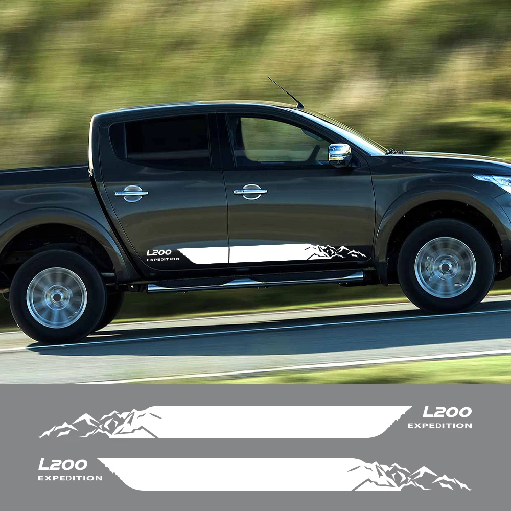 Mitsubishi Triton L200 Варвар Пикап Боковые Наклейки На Кузов Матовые Виниловые Из ПВХ Для