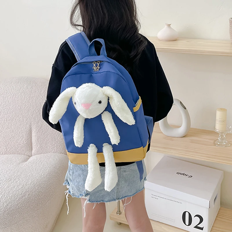 Cartoon SchoolBag for Boys Girls Children Animal School Bags Cute Kids Waterproof Baby Backpack Preschool Anti-lost Toddler Bag