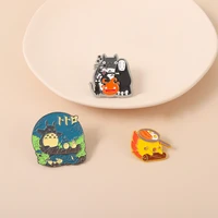 high quality fun anime manga hard enamel pin collect child jewelry gift cartoon japanese style brooch backpack badge