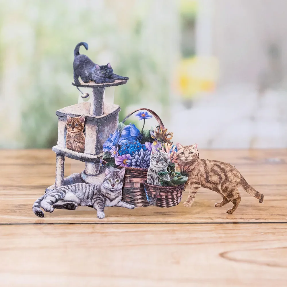 Wisteria 2024Cat дерево изношенный забор замечательные новые металлические штампы для