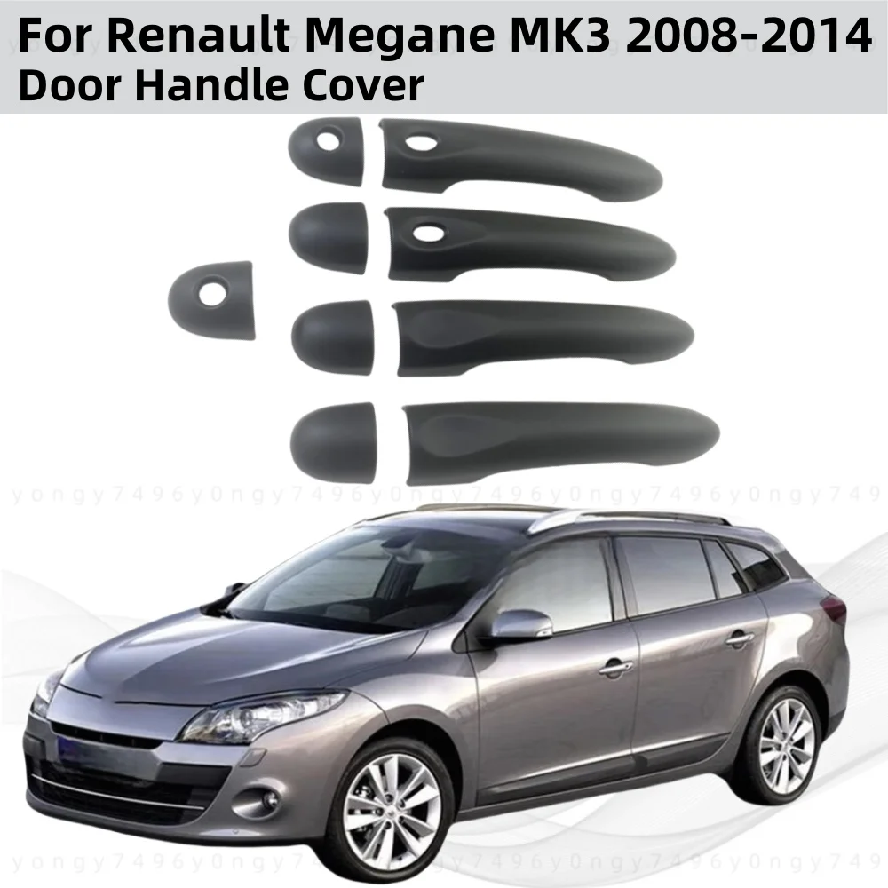 Фото Новые хромированные накладки на дверные ручки из ABS-пластика для Renault Megane MK3 2008-2014 годов выпуска №2