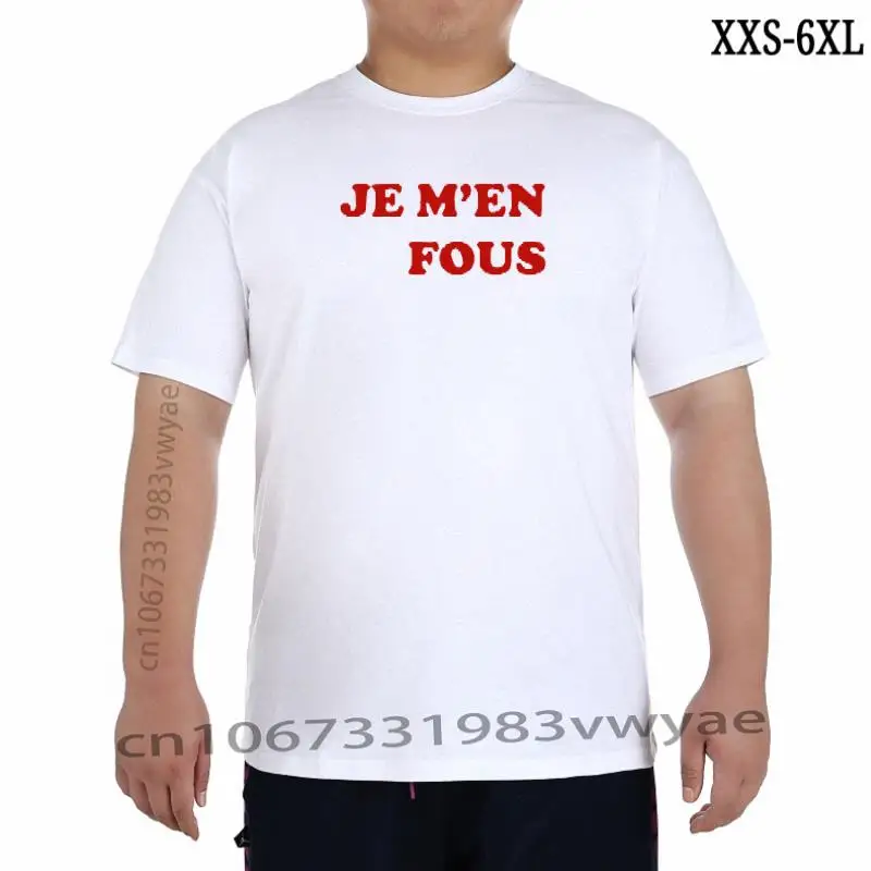 

JE 'eN FOUS Red Letters Print Women Tshirt No Fade Premium T Shirt For Lady Woman TShirts Graphic Top Tee Customize