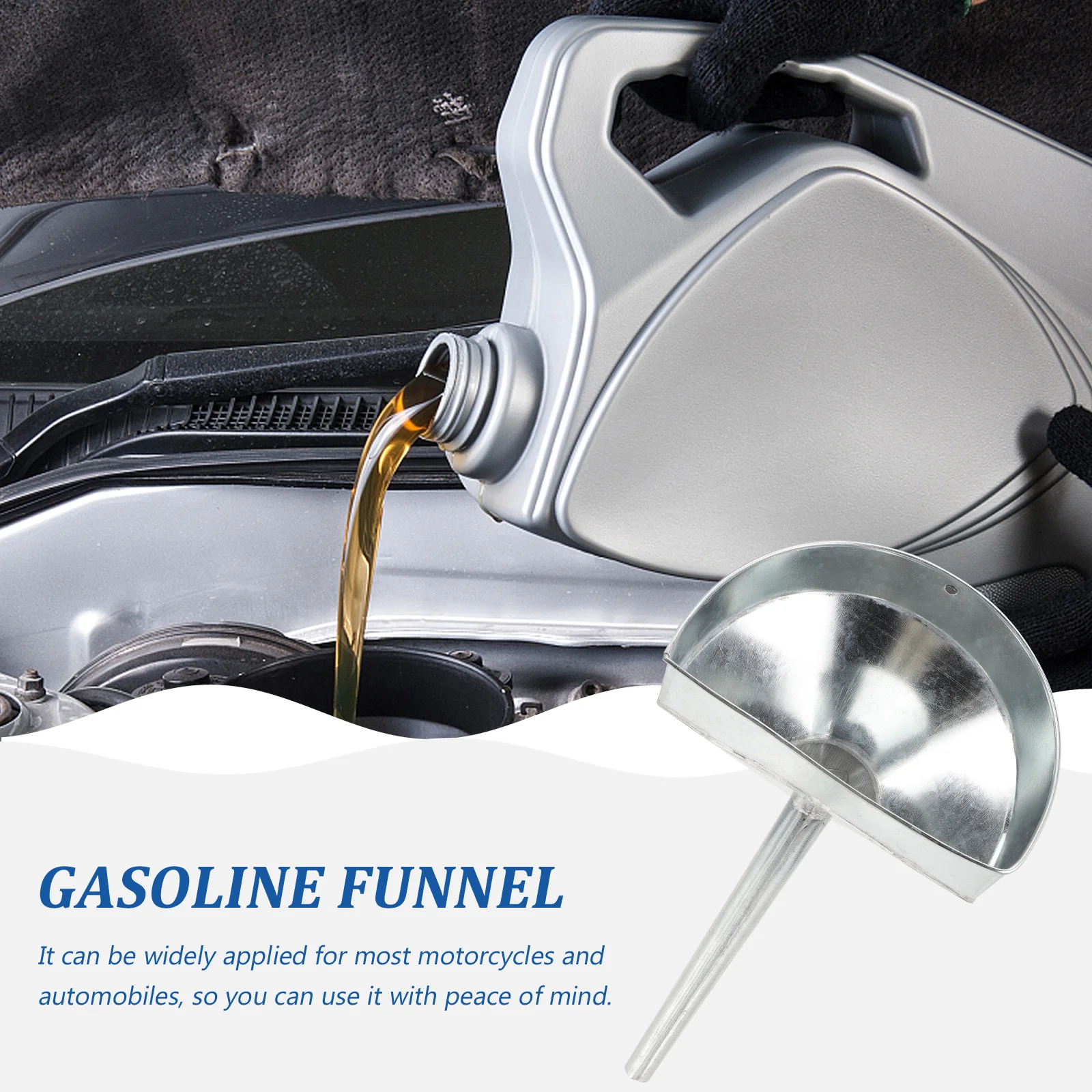 Топливная автомобильная воронка сетчатый фильтр воронки для бензобака из