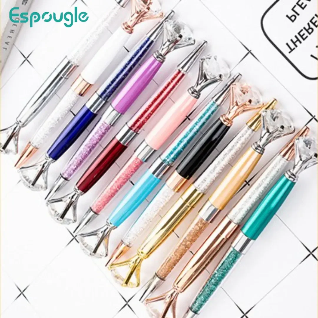 Ручка шариковая портативная со стразами