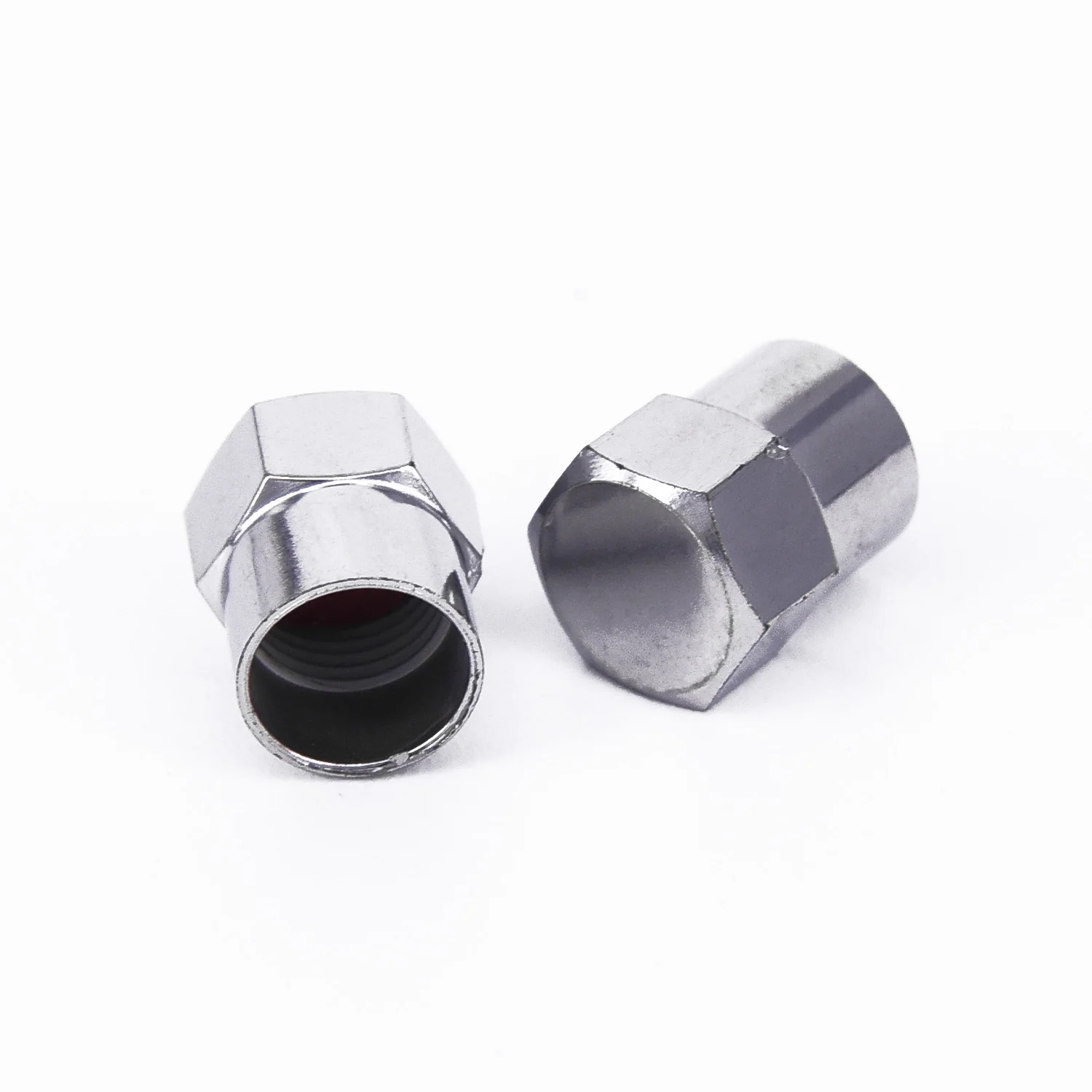 

100Pcs Chrome Plated Car Truck Auto Wheels Tire Valve Stem Cap Lid Air Dust Cove High Quality And Durable Brand New