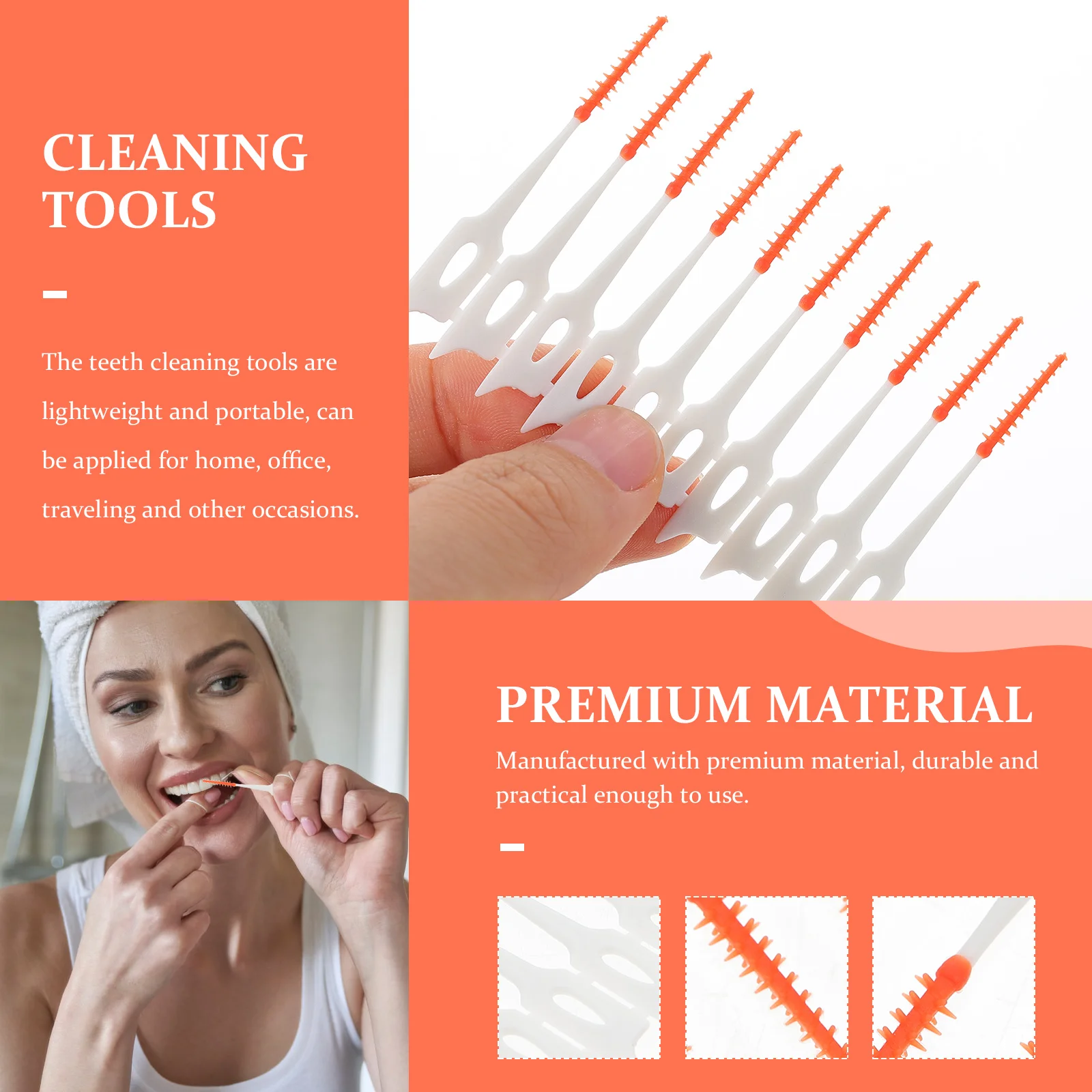 80 шт. зубочистка зубочистки резинка межзубная щетка инструменты для ухода за