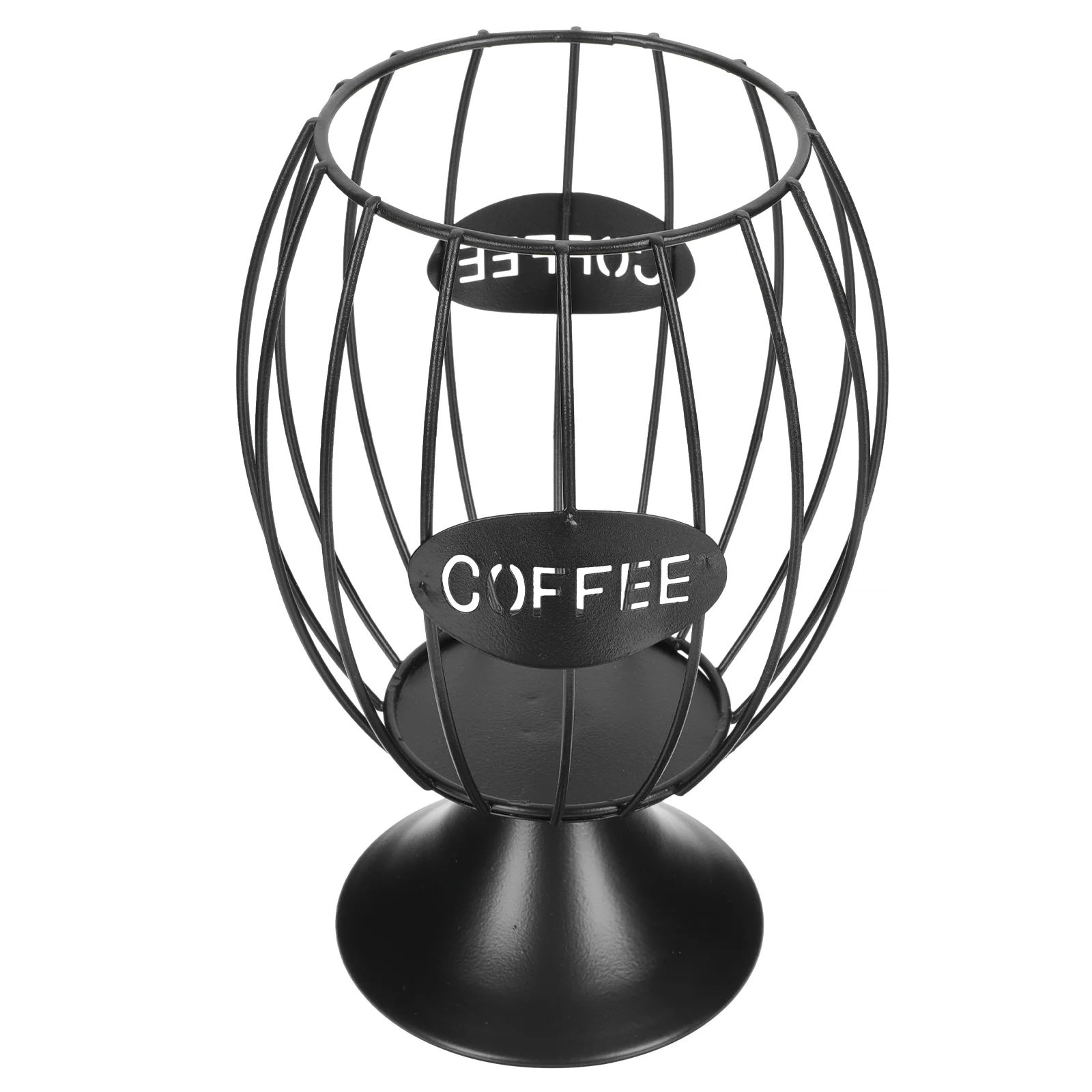 

Coffee Holder Storage Basket Cup K Organizer Espresso Carousel Keeperholdersdispenser Metal Stand Mug Iron Jelly Bar Accessories