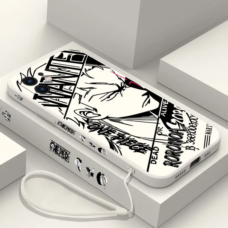 Anime one pieces luffy zoro sanji Phone Case For iPhone 14 13 12 11 Pro Max Mini X XR XS MAX SE20 8 7 Plus 6 6S Plus Silicone