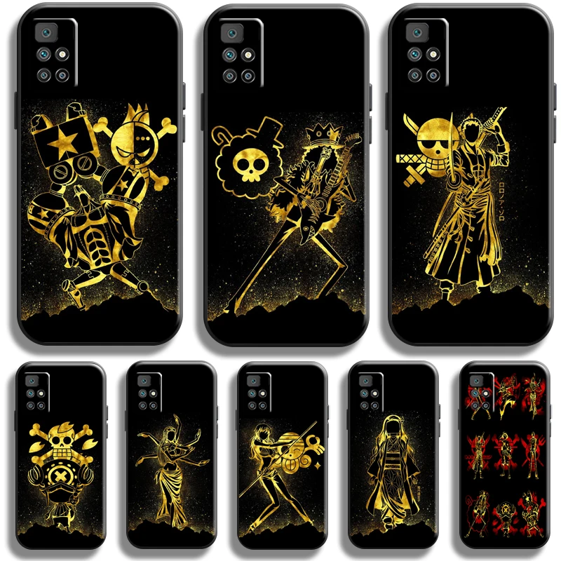 

Anime Dragon Ball One Piece For Xiaomi Redmi 10 Phone Case Redmi 10 Liquid Silicon Back Carcasa Black Silicone Cover Funda